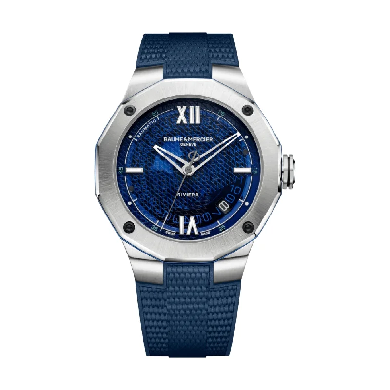 men's pilot watches with triple time zone design -Riviera 42mm 10701