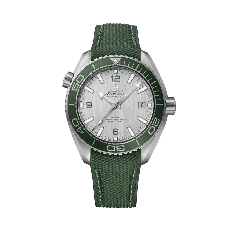 men's 1000m dive watches -Seamaster Planet Ocean 600M Co-Axial Master Chronometer 43.5 mm - Grey Stainless Steel Dial on Strap