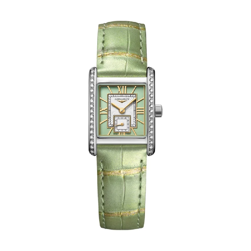 Longines-heritage dress-Mini DolceVita Green Dial, 29mm