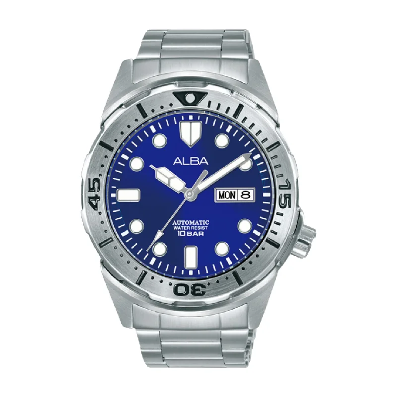 men's Seiko C3 SuperLuminova watches -ALBA AL4373X MECHANICAL STAINLESS STEEL MEN WATCH men's Seiko C3 SuperLuminova watches -ALBA AL4373X MECHANICAL STAINLESS STEEL MEN WATCH