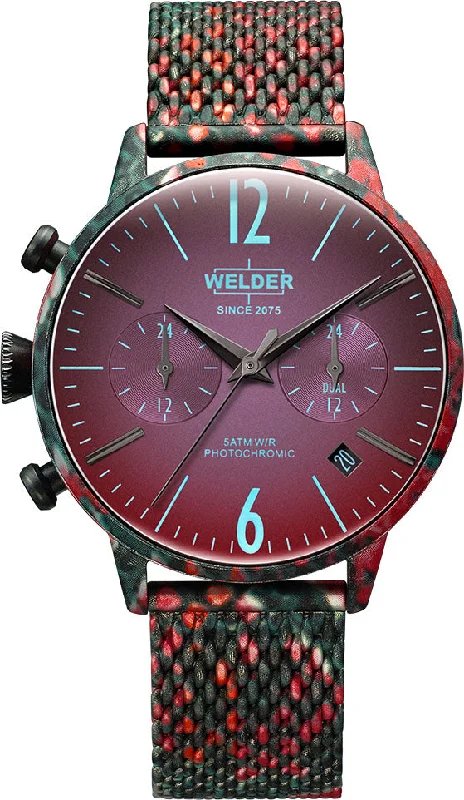 women's mechanical watches with stainless steel straps -Welder Watch Moody Dual Time women's mechanical watches with stainless steel straps -Welder Watch Moody Dual Time