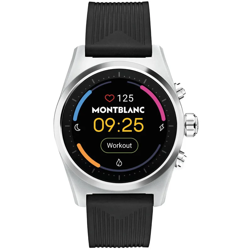 Mens Smart Watches Wholesale-Montblanc Watch Summit Lite Aluminium Grey Smartwatch D