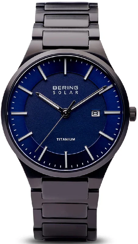 men's mechanical watches with spring drive display function -Bering Solar Mens