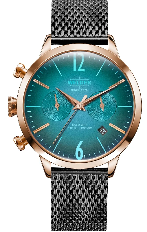women's mechanical watches with vintage style design -Welder Watch Moody Dual Time Ladies