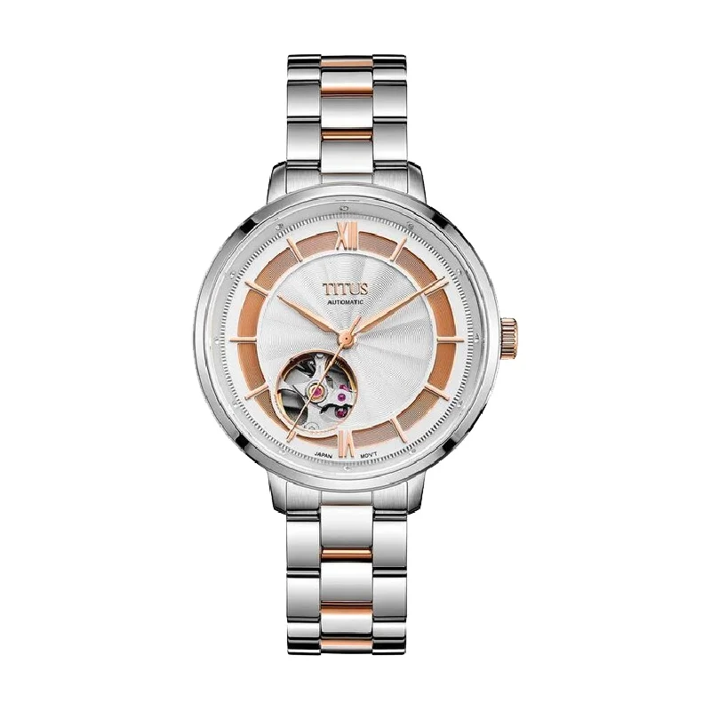 women's mechanical watches with Swiss SuperLuminova display -SOLVIL ET TITUS ENLIGHT W06-03278-002 3 HANDS AUTOMATIC WOMEN WATCH women's mechanical watches with Swiss SuperLuminova display -SOLVIL ET TITUS ENLIGHT W06-03278-002 3 HANDS AUTOMATIC WOMEN WATCH
