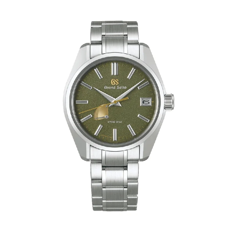 men's pilot watches for fishing -SBGA491 "Shingane" Heritage Spring Drive 40mm - Green