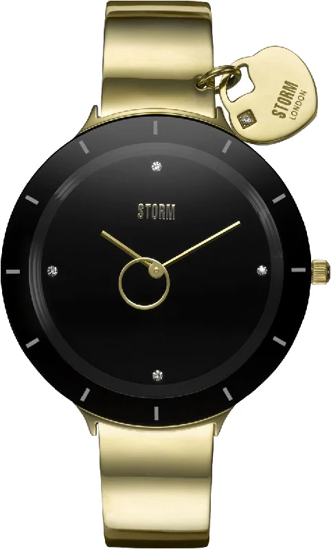 women's Storm chronograph watches -Storm Liana Gold Black