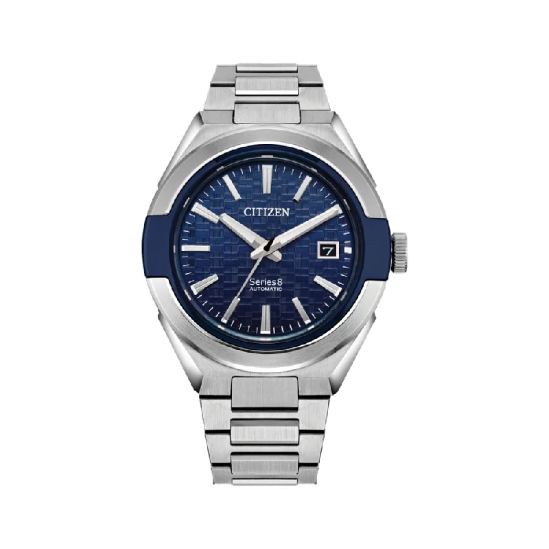 men's chronograph watches with moon phase display function -Series8 870 Automatic Blue men's chronograph watches with moon phase display function -Series8 870 Automatic Blue