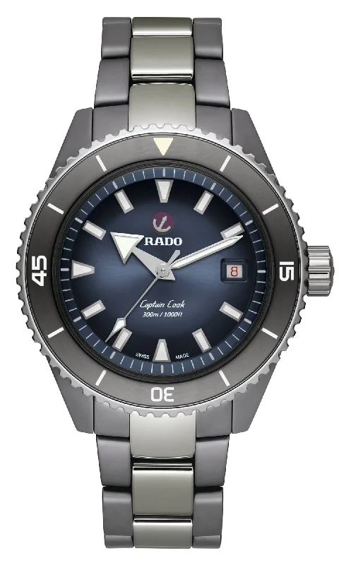 men's dive watches with vintage design -Rado Captain Cook Automatic High Tech Ceramic Diver D