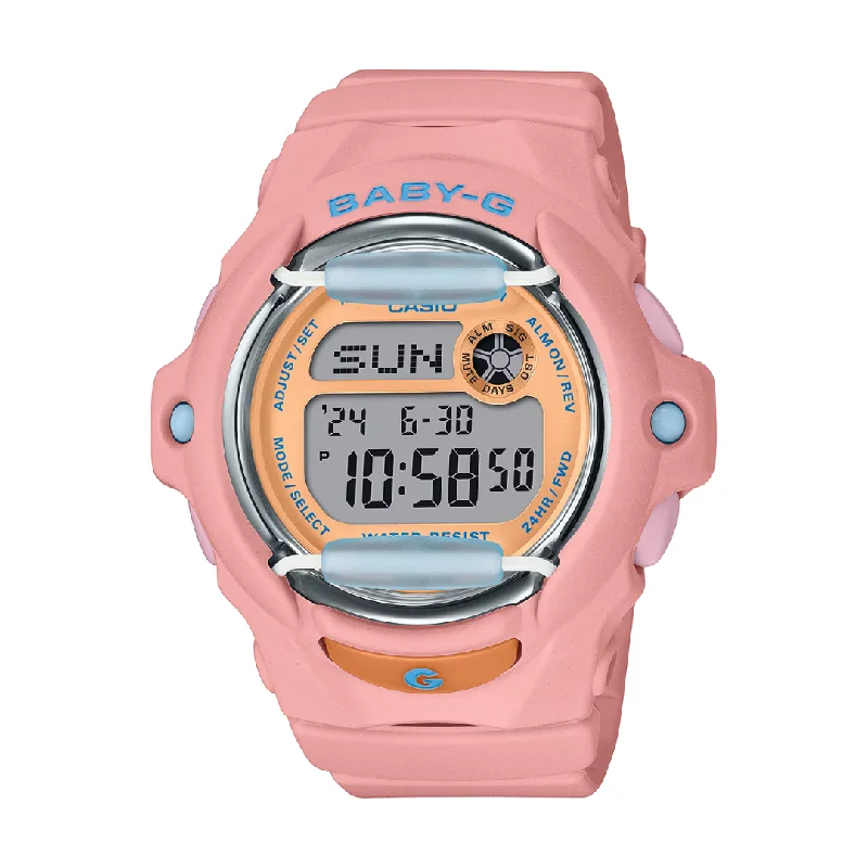women's Casio minimalist design watches -CASIO BABY-G BG-169PB-4DR DIGITAL PINK WATCH women's Casio minimalist design watches -CASIO BABY-G BG-169PB-4DR DIGITAL PINK WATCH
