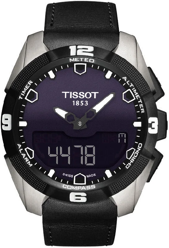Mens Smart Watches Reviews-Tissot Watch T-Touch Expert Solar D
