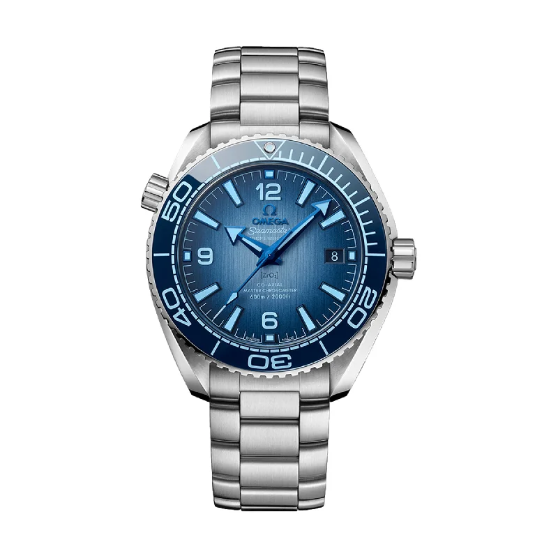 men's no-date dive watches -Seamaster Planet Ocean 600m Co-Axial Master Chronometer - Blue on Bracelet men's no-date dive watches -Seamaster Planet Ocean 600m Co-Axial Master Chronometer - Blue on Bracelet