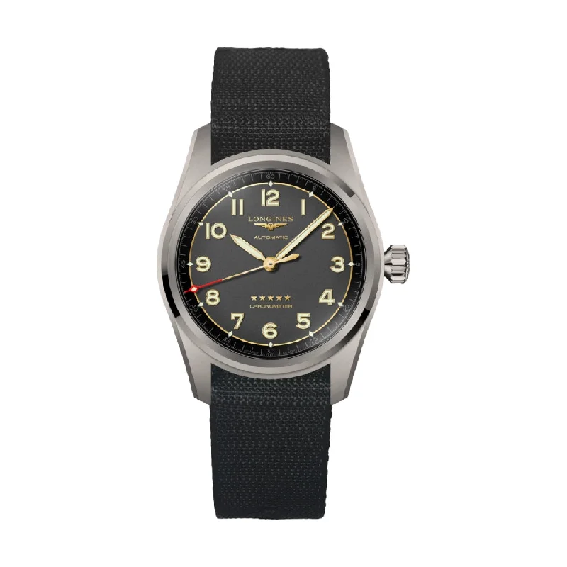 men's digital watches with perpetual calendar style design -Spirit Titanium Anthracite Dial