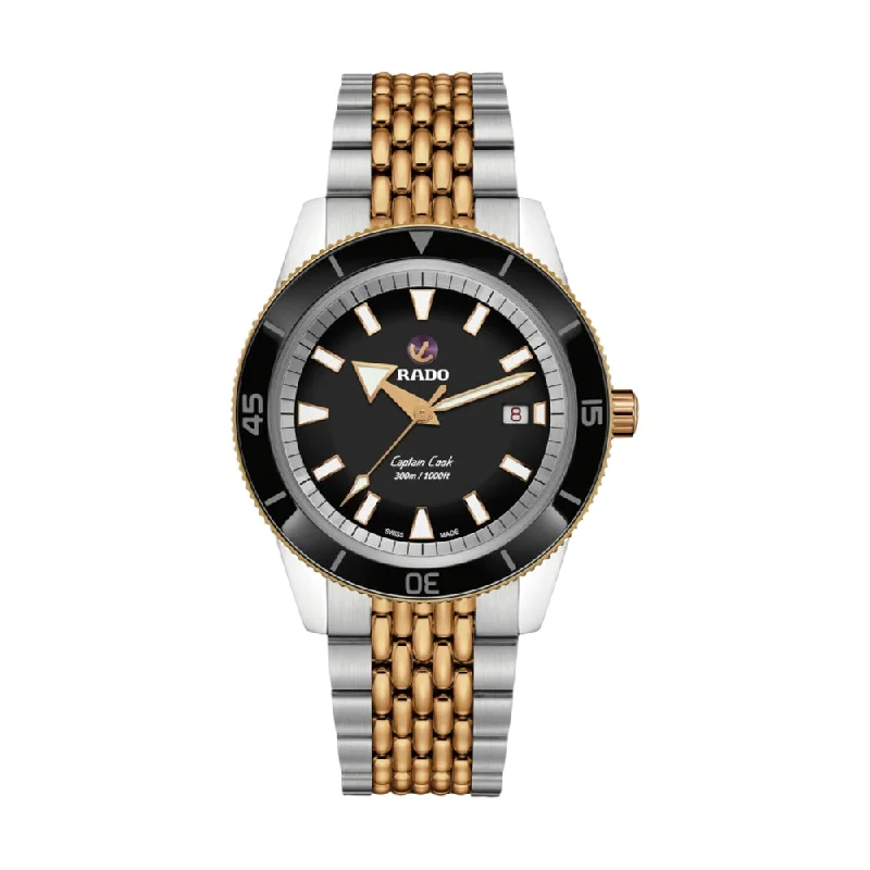 ambassador-approved dress-Captain Cook Automatic 42mm Two-Tone Rose Gold-Tone