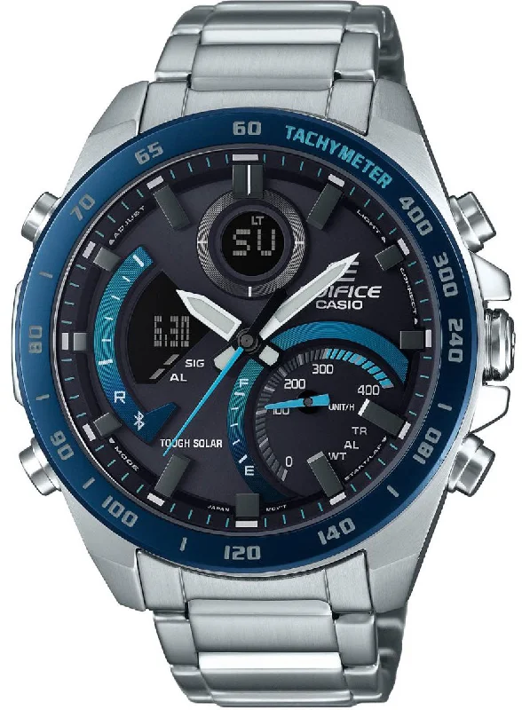 Mens Smart Watches Altitude Tracking-Casio Watch Edifice Bluetooth Smartwatch
