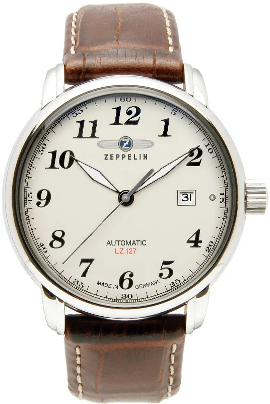 men's mechanical watches for collectors -Zeppelin LZ 127 Graf Zeppelin Mens