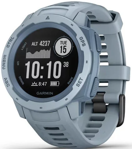 Smart Watches for Mens Stopwatch Function-Garmin Watch Instinct GPS Sea Foam