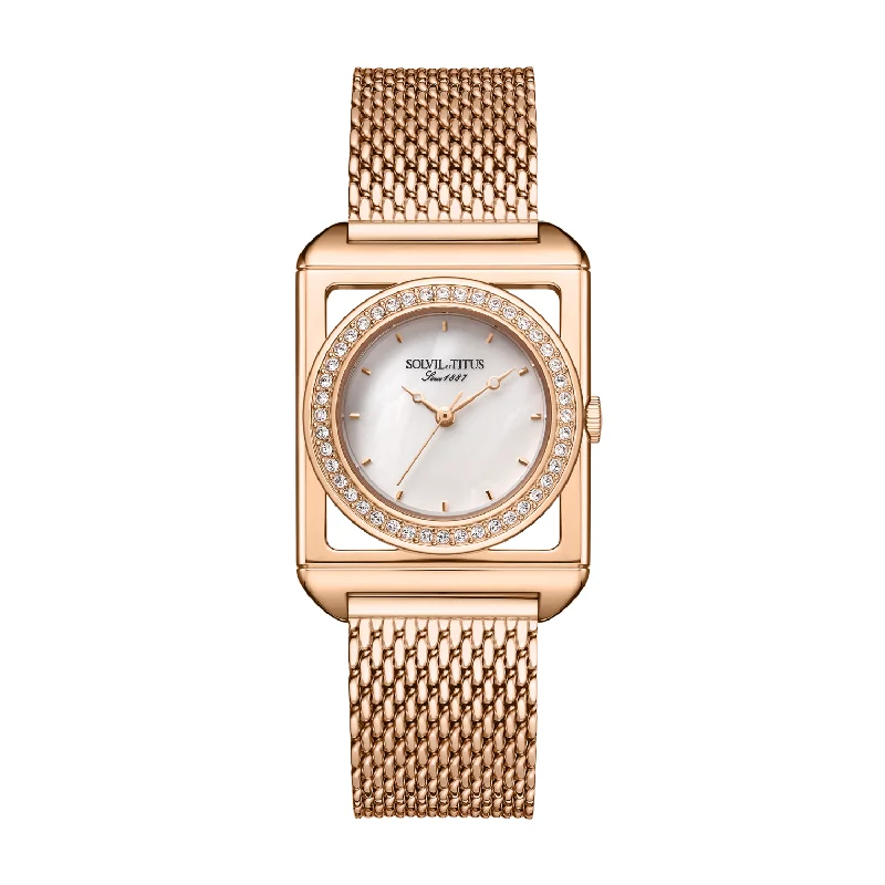 women's mechanical watches with diamonds -SOLVIL ET TITUS THE LETTER W06-03302-001 3 HANDS QUARTZ STAINLESS STEEL WOMEN WATCH women's mechanical watches with diamonds -SOLVIL ET TITUS THE LETTER W06-03302-001 3 HANDS QUARTZ STAINLESS STEEL WOMEN WATCH