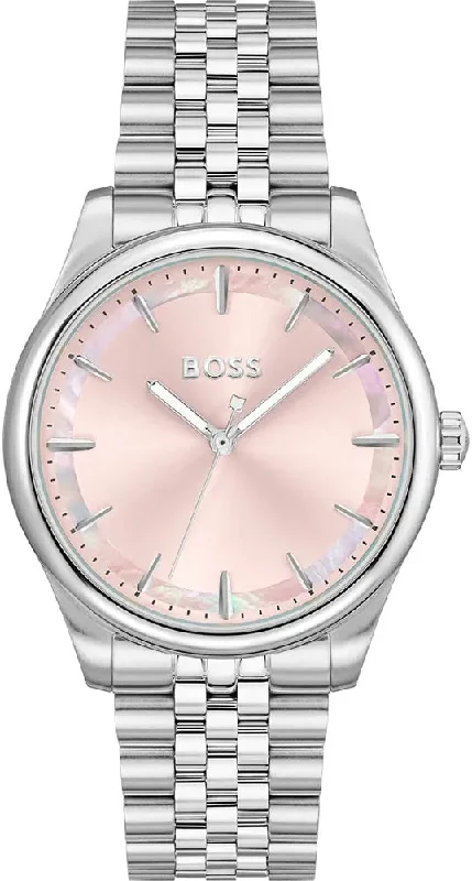 women's mechanical watches with tourbillon design -Boss Graceful Ladies