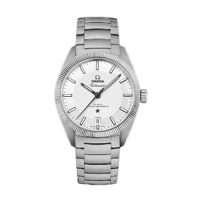 men's ceramic dive watches -Constellation Globemaster Co-Axial Master Chronometer 39mm - Silver on Bracelet