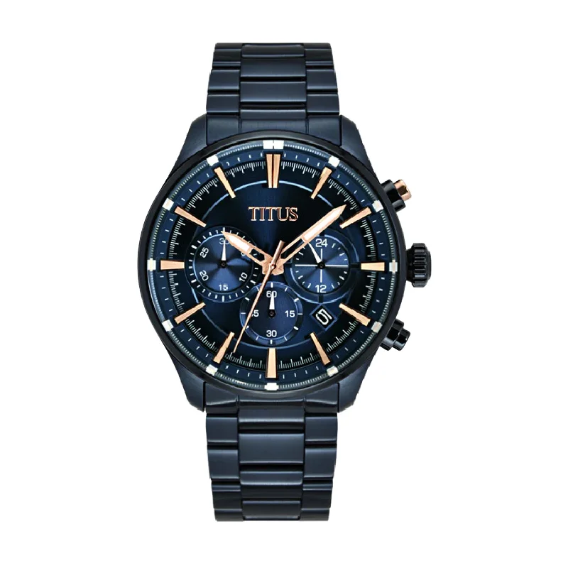 men's digital watches with GMT function -SOLVIL ET TITUS SABER W06-03286-001 CHRONOGRAPH QUARTZ MEN WATCH