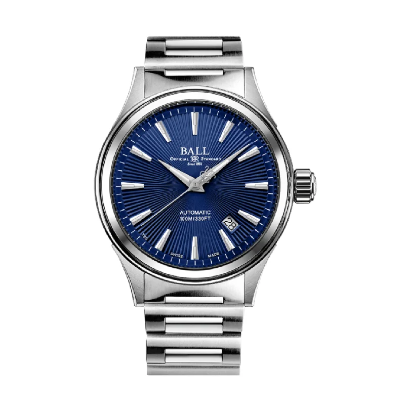 men's mechanical watches with modern style design -BALL FIREMAN NM2098C-S6J-BE VICTORY MEN WATCH