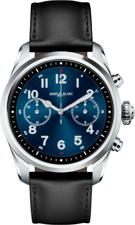 Mens Smart Watches Top Models-Montblanc Watch Summit 2 Steel Smartwatch D