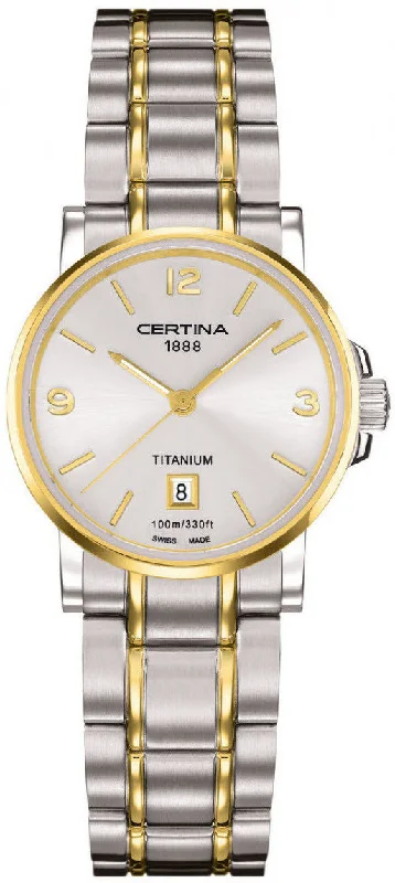 women's Certina LED light design watches -Certina Watch DS Caimano Lady Quartz
