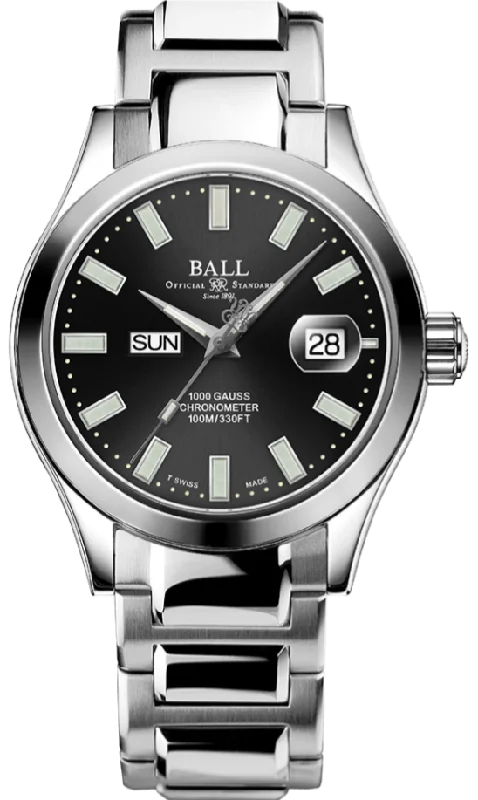 men's mechanical watches with commemorative edition design -Ball Watch Company Engineer III Marvelight Chronometer Day Date