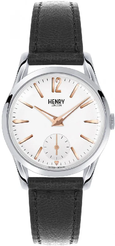 women's mechanical watches with glow-in-the-dark design -Henry London Watch Highgate Ladies women's mechanical watches with glow-in-the-dark design -Henry London Watch Highgate Ladies