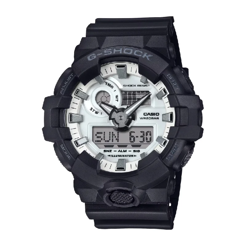 men's digital watches with mechanical display function -CASIO G-SHOCK GA-700WD-1ADR STANDARD ANALOG-DIGITAL BLACK WATCH men's digital watches with mechanical display function -CASIO G-SHOCK GA-700WD-1ADR STANDARD ANALOG-DIGITAL BLACK WATCH