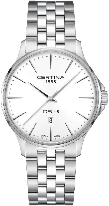 men's mechanical watches with concave design -Certina DS-8 Gent 40mm