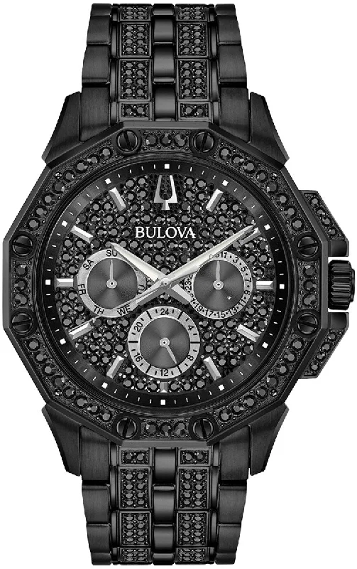men's mechanical watches with collector's edition display function -Bulova Crystal Octava Mens