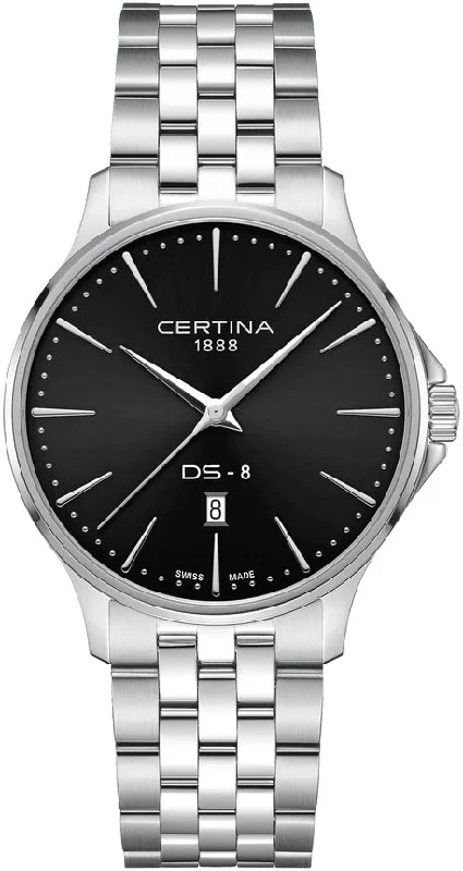 men's mechanical watches with convex design -Certina DS-8 Gent 40mm