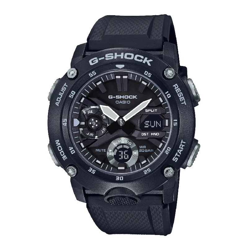 men's digital watches with C3 SuperLuminova display -CASIO G-SHOCK GA-2000S-1ADR STANDARD ANALOG-DIGITAL BLACK WATCH men's digital watches with C3 SuperLuminova display -CASIO G-SHOCK GA-2000S-1ADR STANDARD ANALOG-DIGITAL BLACK WATCH