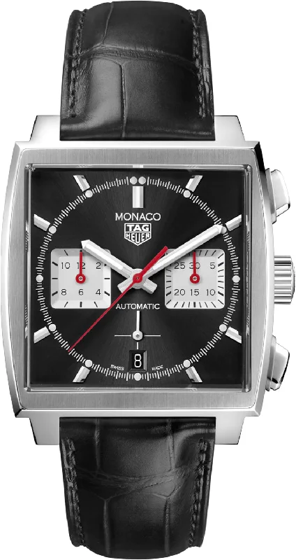 men's mechanical watches with chime design -TAG Heuer Monaco Heuer 02 Automatic