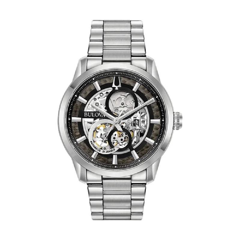 men's pilot watches with minimalist style design -Sutton Skeleton Stainless Steel Case men's pilot watches with minimalist style design -Sutton Skeleton Stainless Steel Case