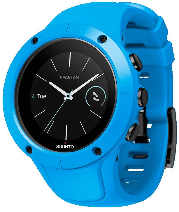 Mens Smart Watch Manufacturer-Suunto Watch Spartan Trainer Wrist HR Blue