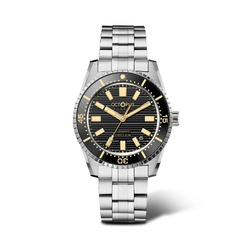 men's dive watches with leap year indicator -Octopus Kraken NH35 39mm Diver's Watch