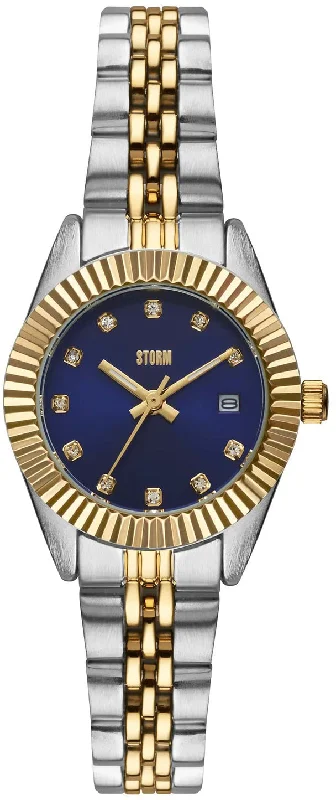 women's Storm spring drive watches -Storm Roxin Crystal Blue