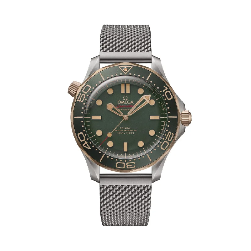 limited-edition dress-Seamaster Diver 300M Titanium and Bronze Gold 42mm - Green on Bracelet