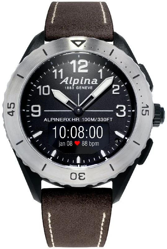Smart Watches for Mens Manufacturer-Alpina AlpinerX Alive Chronograph Smart Bluetooth D