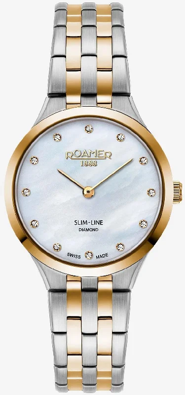 women's mechanical watches with Japanese SuperLuminova display function -Roamer Watch Slim-Line Classic Ladies women's mechanical watches with Japanese SuperLuminova display function -Roamer Watch Slim-Line Classic Ladies