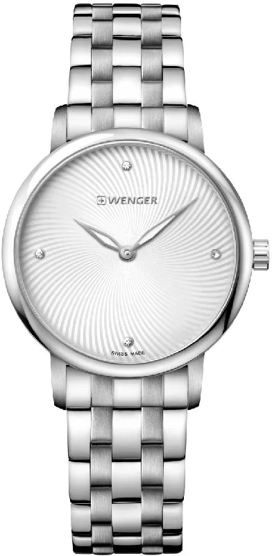 women's mechanical watches with solar design -Wenger Watch Urban Donnissima Ladies D
