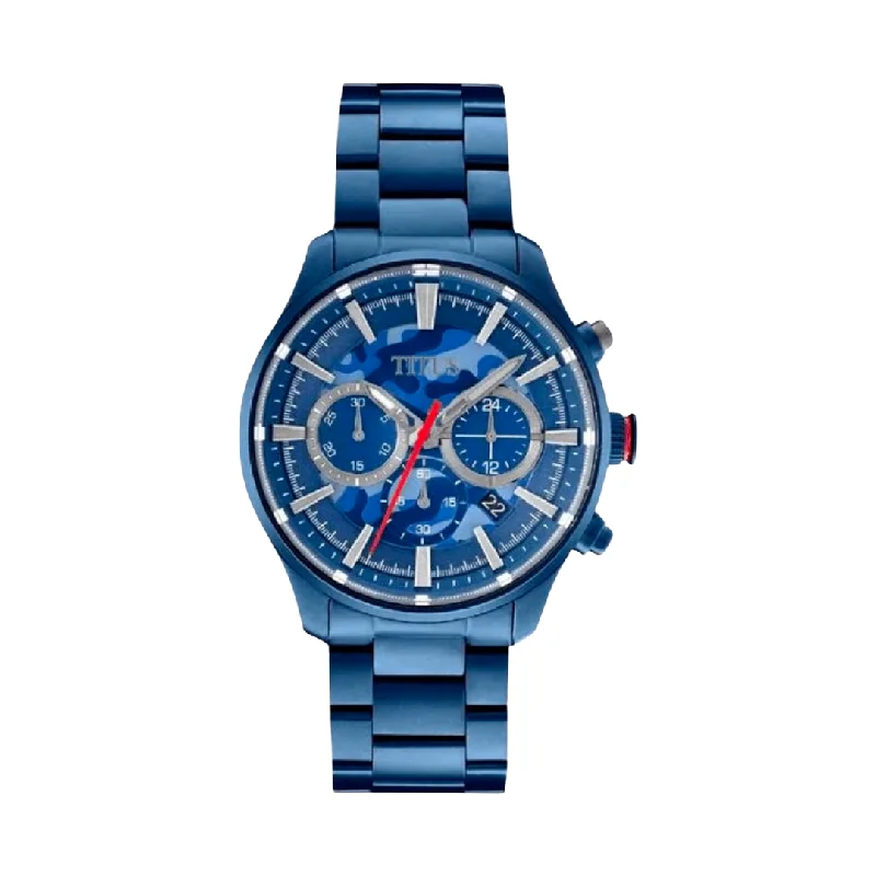 men's digital watches with kinetic display function -SOLVIL ET TITUS SABER W06-03082-032 CHRONOGRAPH QUARTZ MEN WATCH
