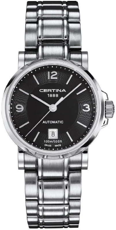 women's Certina Japanese SuperLuminova design watches -Certina DS Caimano Lady Automatic women's Certina Japanese SuperLuminova design watches -Certina DS Caimano Lady Automatic