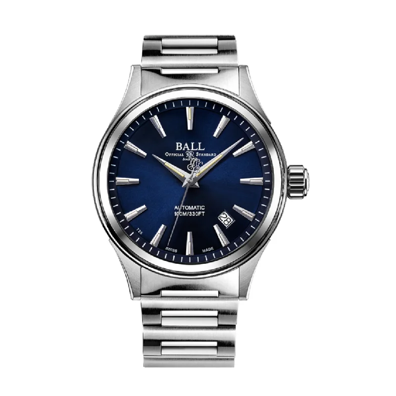 men's mechanical watches with 24-hour design -BALL FIREMAN NM2098C-S3J-BE VICTORY MEN WATCH