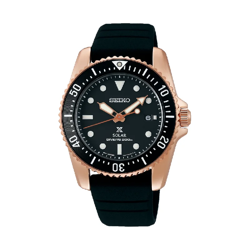 men's dive watches with quartz movement -SEIKO PROSPEX SNE586P1 COMPACT SOLAR SCUBA DIVER MEN WATCH