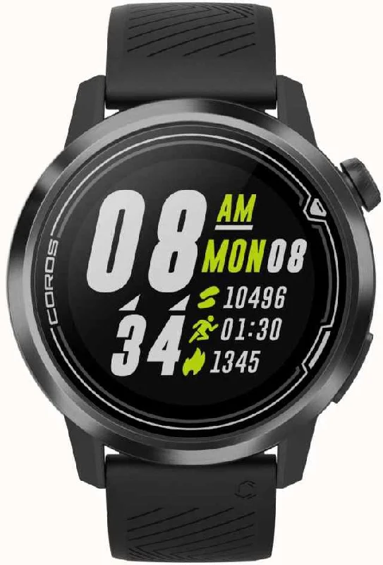 Smart Watches for Mens Calendar Reminders-Coros Watch Apex Premium Multisport GPS Black Grey