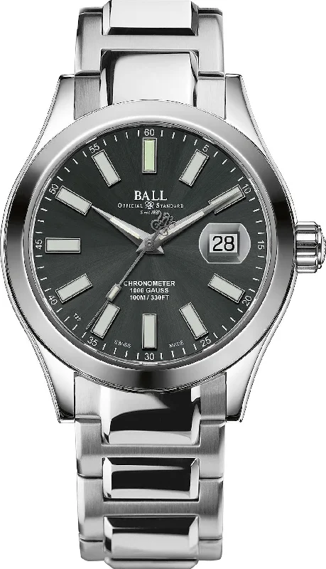 men's mechanical watches with solar display function -Ball Watch Company Engineer III Marvelight Chronometer